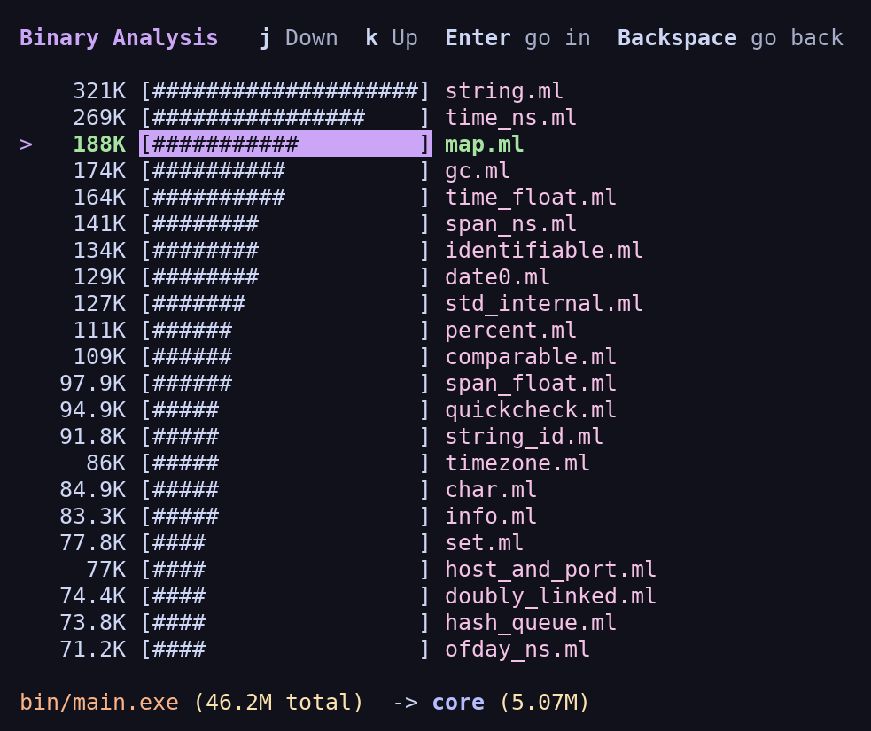 dissect terminal application